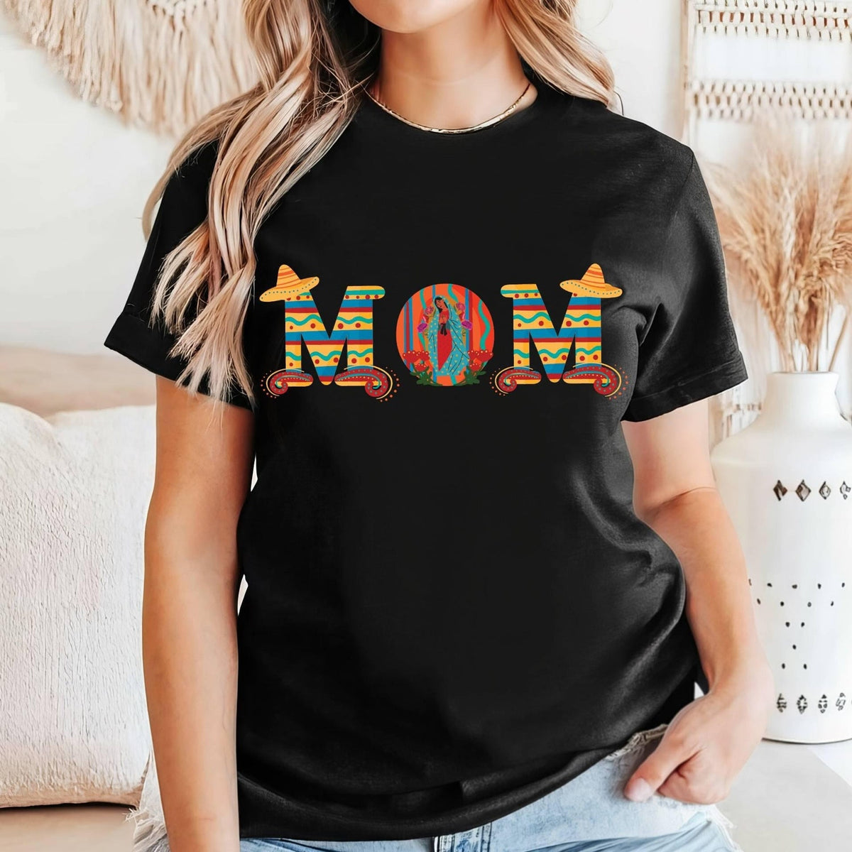 Mother's Day - Mexican Mom Shirt, Mom Gift Mexican Shirt,Latin Culture Mom Shirt,Mother's Day Shirt,Mexican Heritage Shirt,Catholic Mama Shirt,Gift For Mom