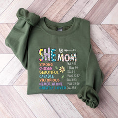 Mother's Day - Motherhood Shirt, She Is Mom Shirt, Mother's Day Shirt, Funny Mother's Day Shirt Mother's Day Sweatshirt, Mother's Day Gift,Gift For Mom