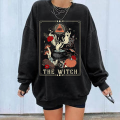 Halloween - The Witch Tarot Card Shirt, Witch Halloween Shirt, Magical Wiccan Pagan Clothes