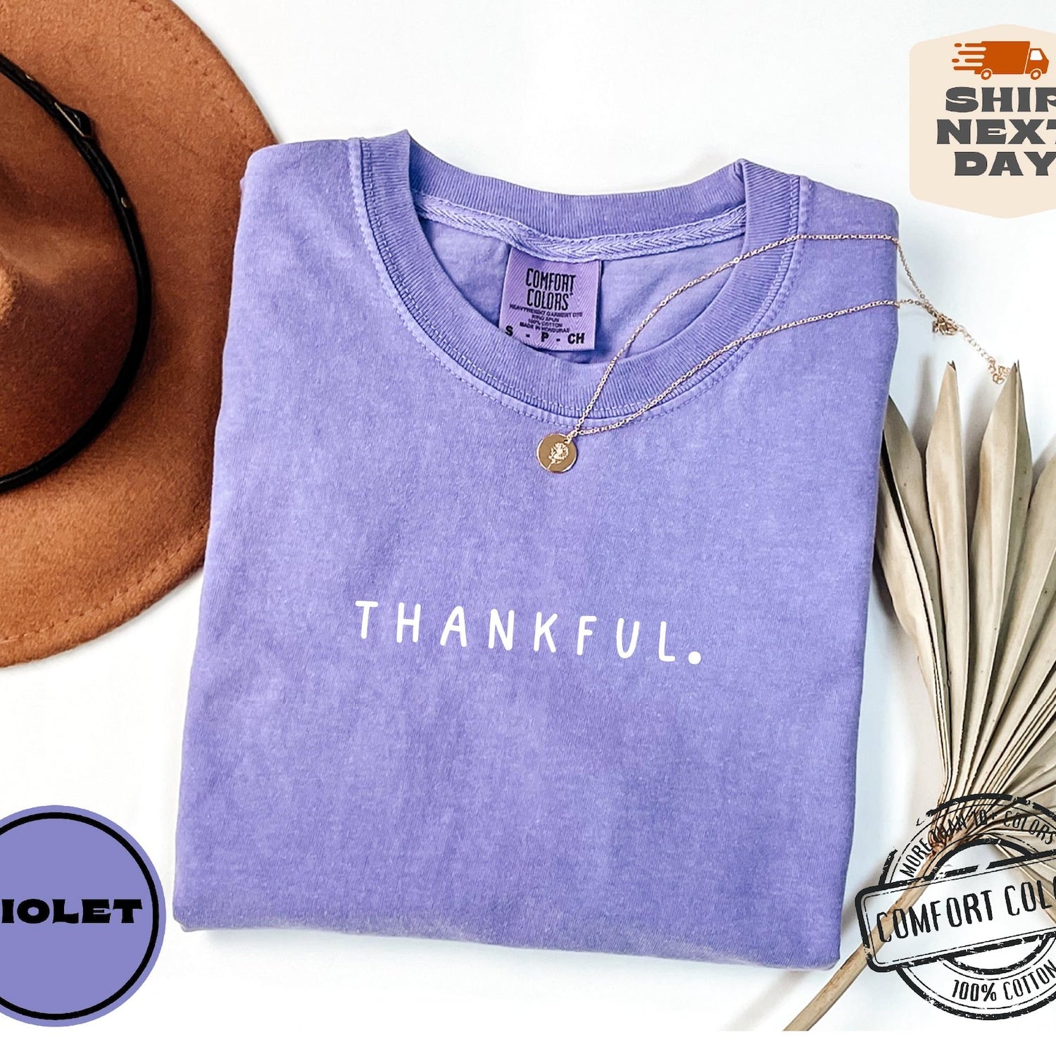 Thanksgiving - Thankful Shirt Comfort Colors�, Thanksgiving Sweatshirt, Cute Fall Crewneck, Fall Shirt, Religious Gift Idea, Retro Fall Season, Autumn Tees