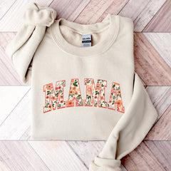 Mother's Day - Floral Mama Sweatshirt and Hoodie, Cute Mom Sweatshirt, Mother's Day Gift, Mommy Shirt, New Mom Gift, Gift for Mother, Mama Shirt