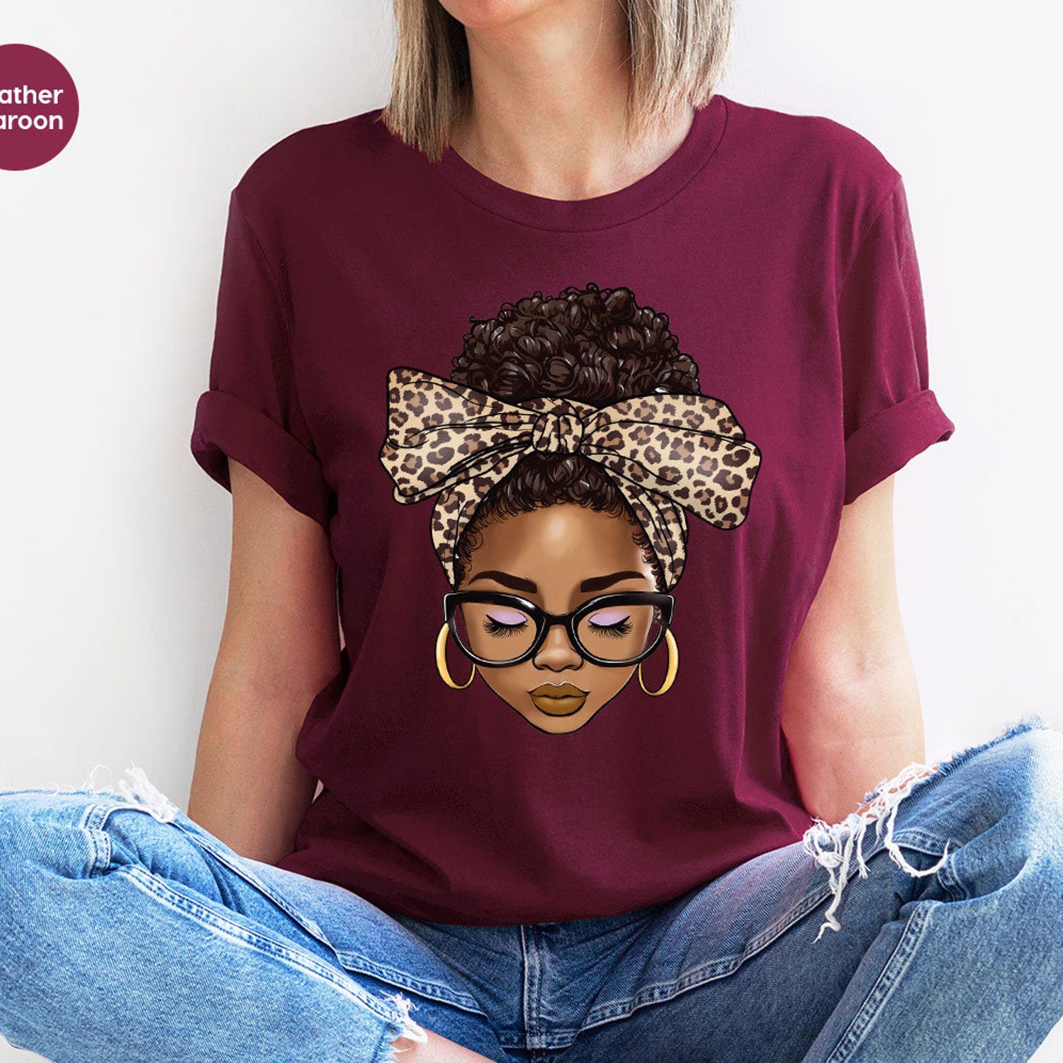 Juneteenth (Black History Month) - Afro Woman T-Shirt, Black Girls Tshirt, Juneteenth Shirt, Black History Month, Black Woman Graphic Tees, African American Vneck T-Shirt