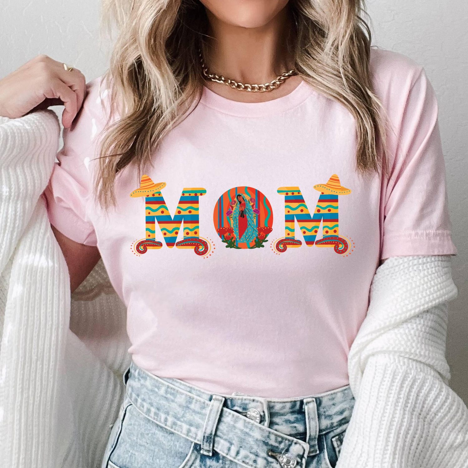 Mother's Day - Mexican Mom Shirt, Mom Gift Mexican Shirt,Latin Culture Mom Shirt,Mother's Day Shirt,Mexican Heritage Shirt,Catholic Mama Shirt,Gift For Mom