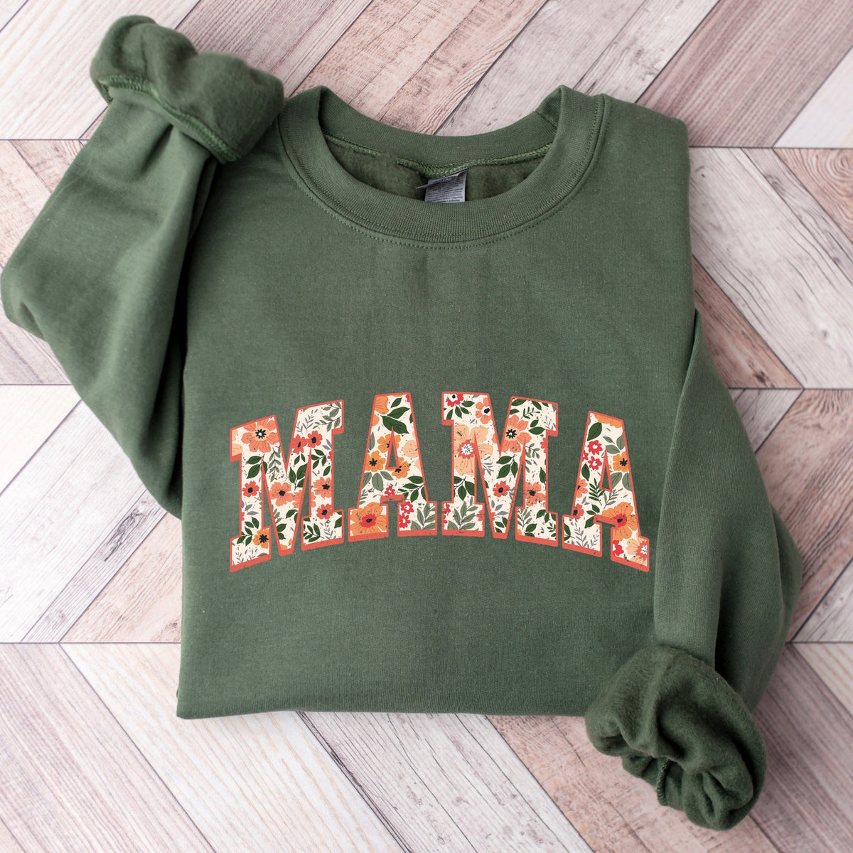 Mother's Day - Floral Mama Sweatshirt and Hoodie, Cute Mom Sweatshirt, Mother's Day Gift, Mommy Shirt, New Mom Gift, Gift for Mother, Mama Shirt