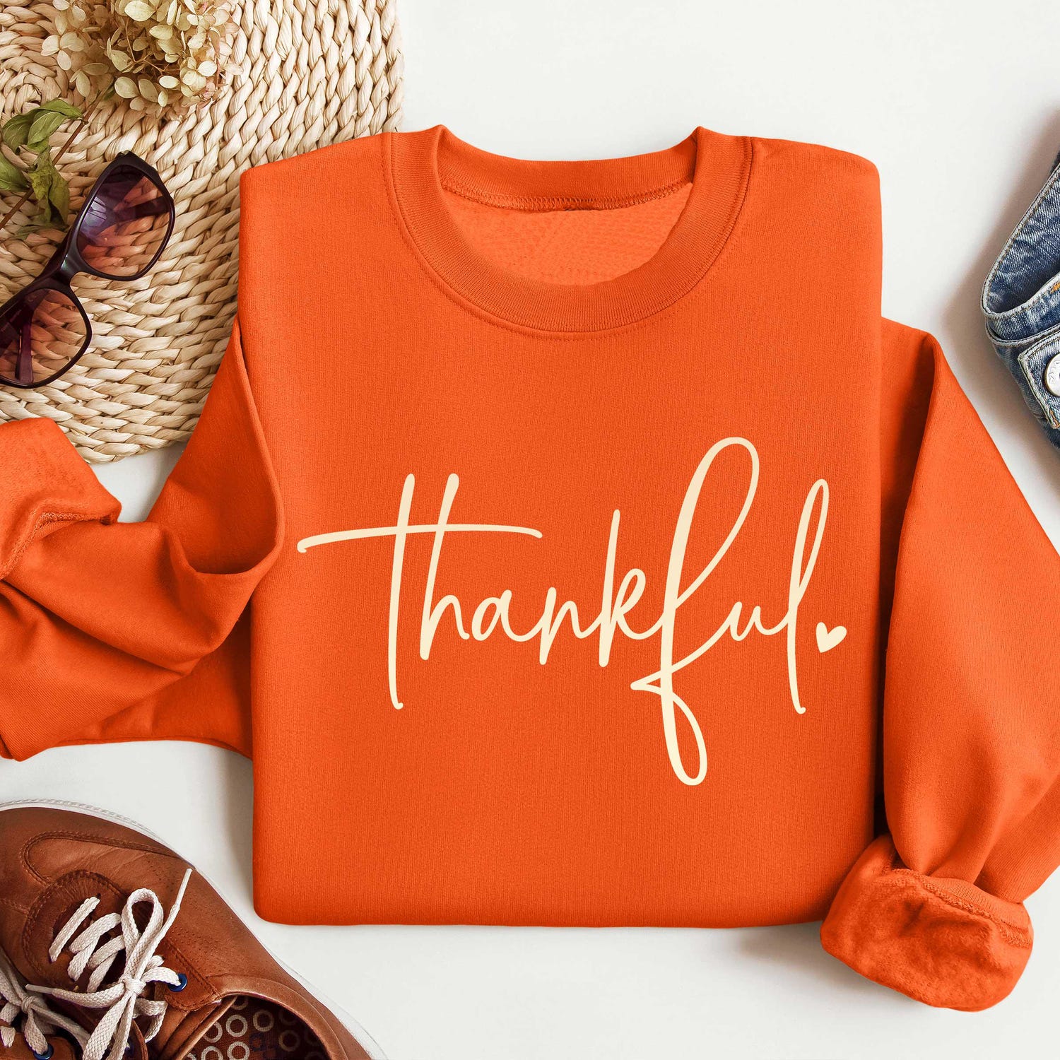 Thanksgiving - Thankful Sweatshirt, Thankful Lover Sweater, Hello Thanksgiving Sweatshirt, Women Thankful Sweatshirt, Women Gift For Thanksgiving