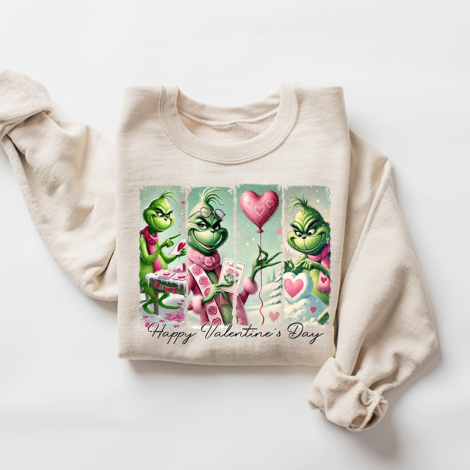 Christmas - Valentine Grinch Shirt, Green Valentine Shirt, Funny Valentine Shirt, Grinch Shirt, Funny Valentine's Shirt, Grinch, Cute Grinch Sweatshirt