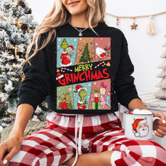 Christmas - Merry Grinchmas Sweatshirt, Christmas Shirt, Grinchmas Shirts, Family Grinch Christmas Sweatshirt, Merry Christmas Shirt, Grinchmas Shirt