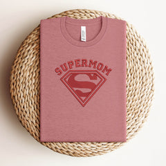 Mother's Day - Embroidery Super Mom Mother's Day Shirt,Super Mama Embroidery Sweatshirt,Mother's Day Embroidery Shirt,Embroidery Mother Gift