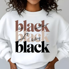 Juneteenth (Black History Month) - Black History Month Sweatshirt, Black History Month Shirt, Black Women Sweatshirt, Inspirational Sweatshirt, Juneteenth Teacher Shirt