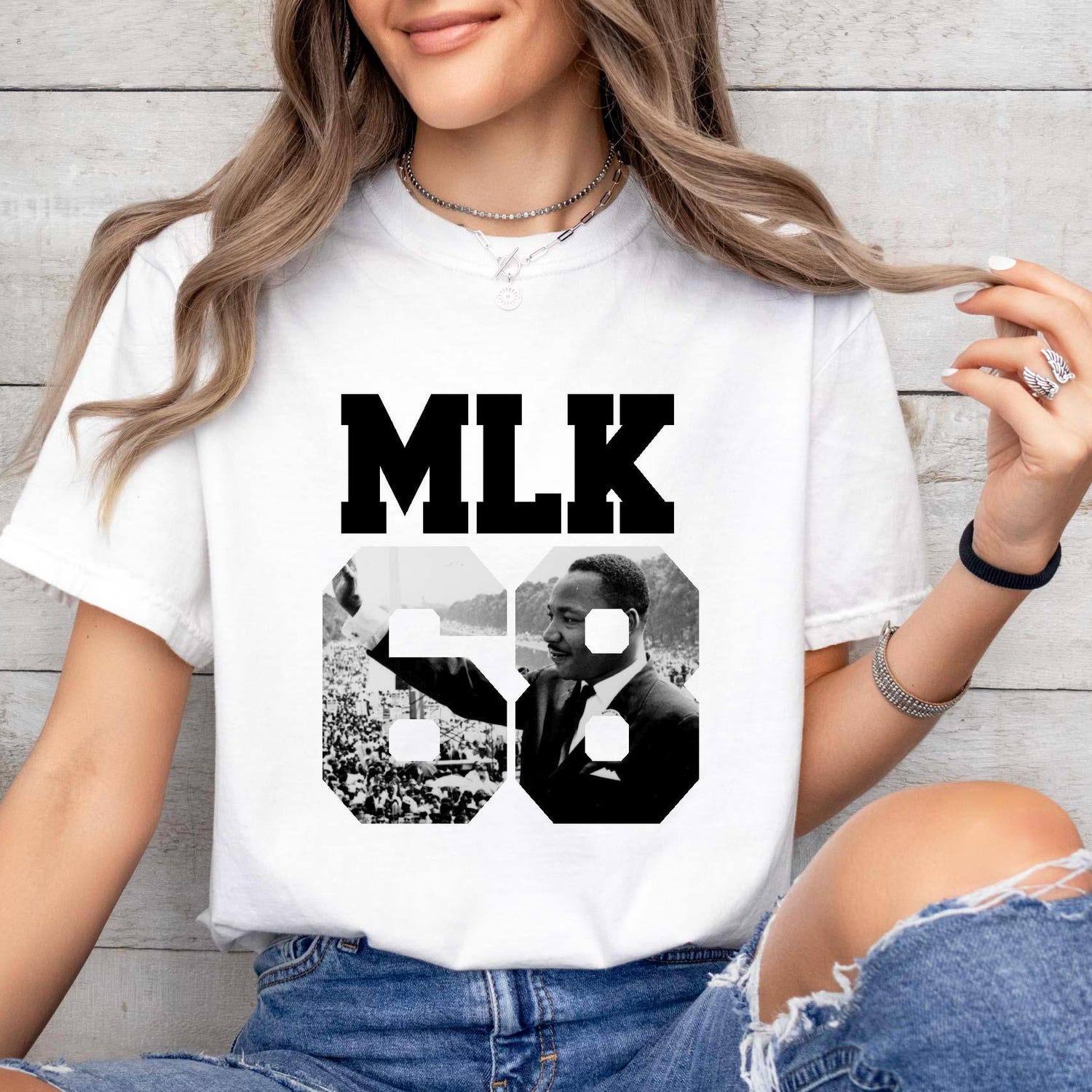 MLK Jr Day - MLK 68 Shirt, Martin Luther King T-Shirt, Black Pride Month Shirt, African American Tee, African Shirt, MLK Shirt, Black History Month Tee