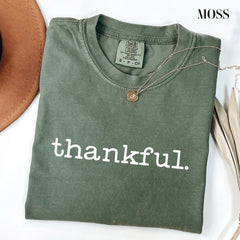 Thanksgiving - Comfort Colors� Thankful Shirt, Women's Fall Shirt, Thankful Grateful Shirt, Women's Thanksgiving T Shirt, Thanksgiving Family Shirt