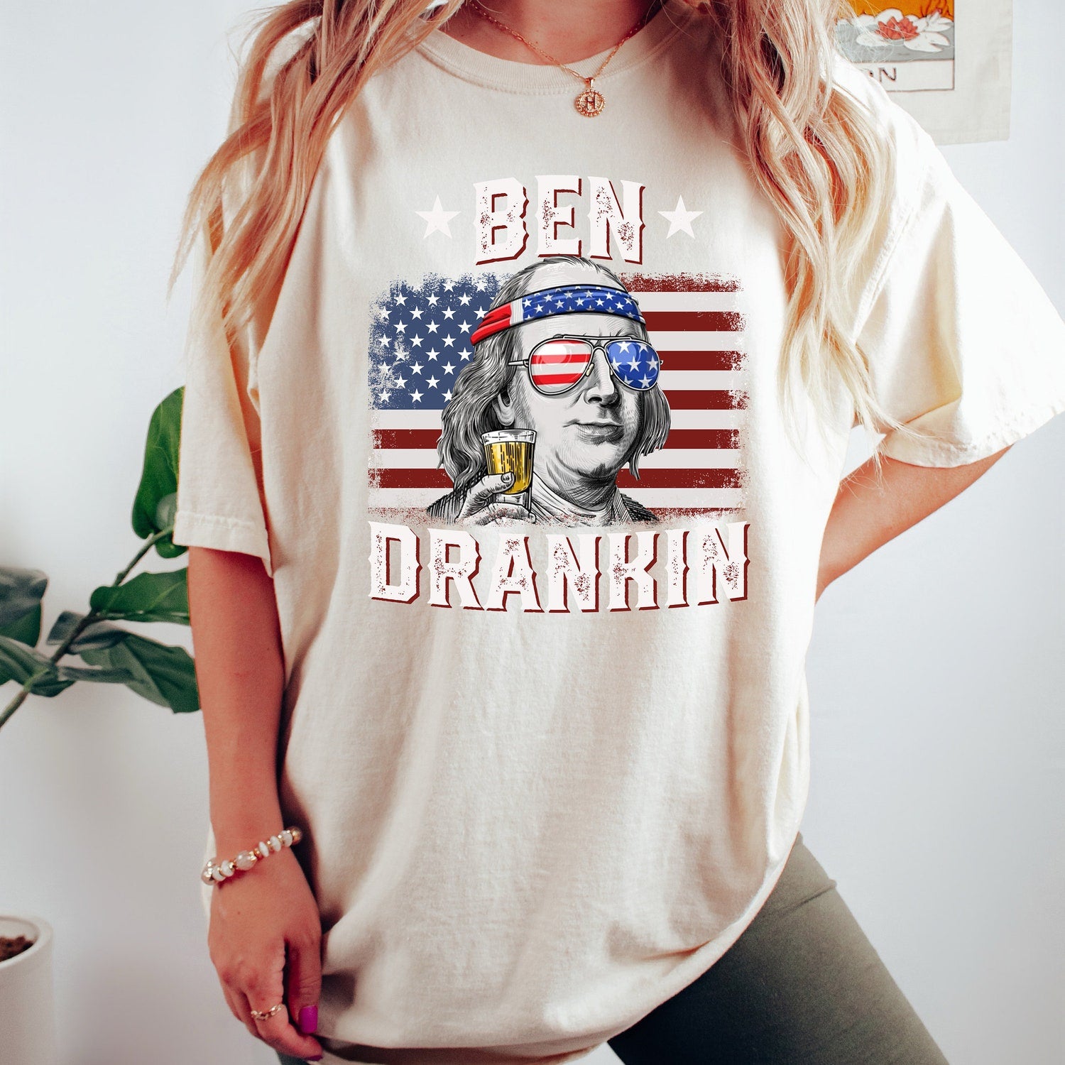 4th of July - Funny 4th of July Shirt, Retro USA Shirt, Ben Drankin Shirt, Funny Fourth of July Shirt, Patriotic Shirt, Merica Shirt, Independence Day Tee