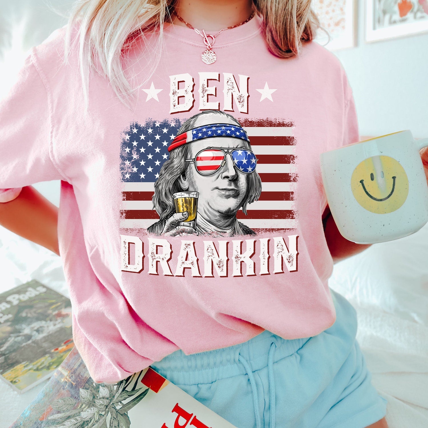 4th of July - Funny 4th of July Shirt, Retro USA Shirt, Ben Drankin Shirt, Funny Fourth of July Shirt, Patriotic Shirt, Merica Shirt, Independence Day Tee