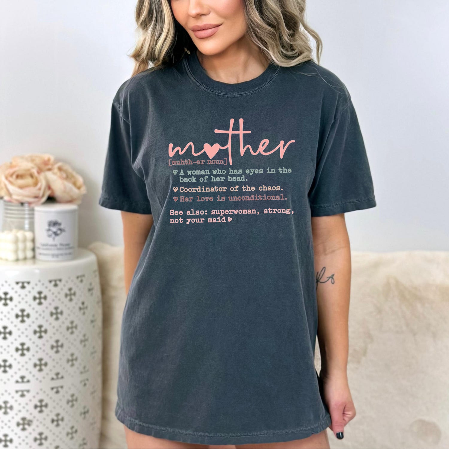 Mother's Day - Comfort Colors� Mother's Day Shirt, Happy Mother's Day Heart Shirt, Mom Gift, Mother's Day Gift, Mom Shirt, Happy Mother's Day Tee