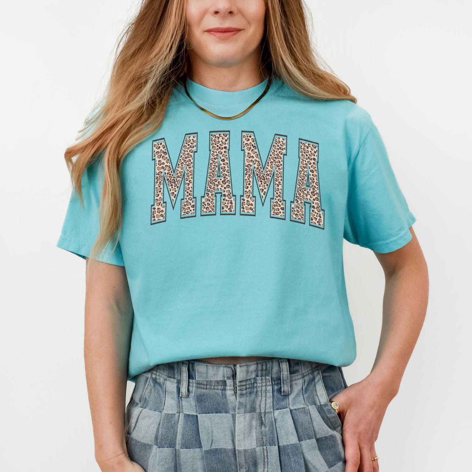 Mother's Day - Comfort Colors� Leopard Mama Shirt, Mothers Day Gift, Mom Shirt, Retro Mama Shirt, Gift For Mom, Mama Shirt, Leopard Mama T-Shirt