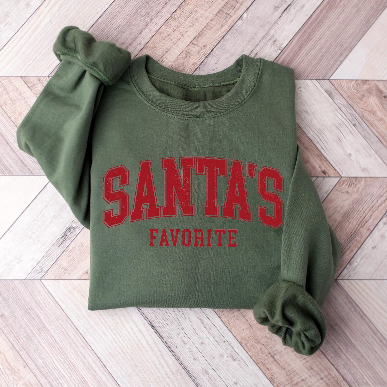 Christmas - Santas Favorite Christmas Sweatshirt, Christmas Shirt, Womens Christmas Shirt, Christmas Gift, Funny Christmas Shirt, Festive Holiday Gift