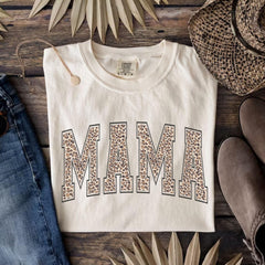 Mother's Day - Comfort Colors� Leopard Mama Shirt, Mothers Day Gift, Mom Shirt, Retro Mama Shirt, Gift For Mom, Mama Shirt, Leopard Mama T-Shirt