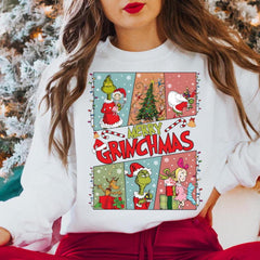 Christmas - Merry Grinchmas Sweatshirt, Christmas Shirt, Grinchmas Shirts, Family Grinch Christmas Sweatshirt, Merry Christmas Shirt, Grinchmas Shirt