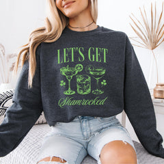 St Patricks Day - Let's Get Shamrocked Shirt, St. Patrick's Day Irish Shirt, St. Paddy's Day Drinking Shirt, Lucky Day Shirt, Drinking Shamrock Shirt