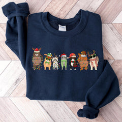 Christmas - Meowy Christmas Sweatshirt,Happy Cat Year Shirt,Funny Christmas Cat Shirt,Cat Christmas Sweatshirt,Cats Sweatshirt,Cat Lover Christmas Shirt