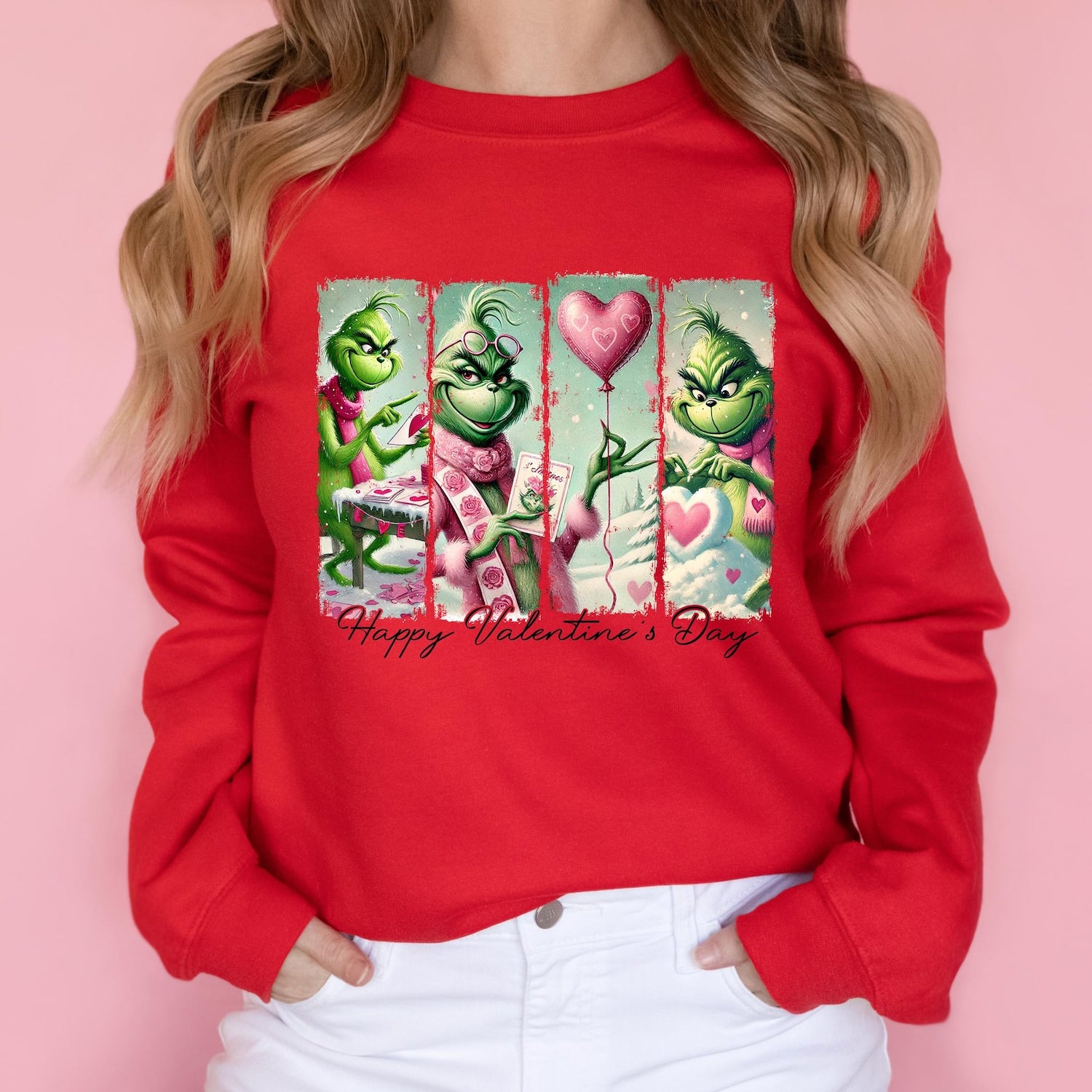 Christmas - Valentine Grinch Shirt, Green Valentine Shirt, Funny Valentine Shirt, Grinch Shirt, Funny Valentine's Shirt, Grinch, Cute Grinch Sweatshirt