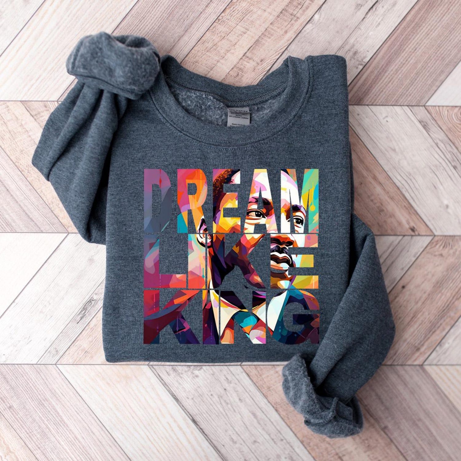 MLK Jr Day - Dream Like King Black History T-Shirt, Martin Luther King Day Shirt, Equality Tee, Unisex Black History Shirt, Human Rights Tee, MLK Shirt