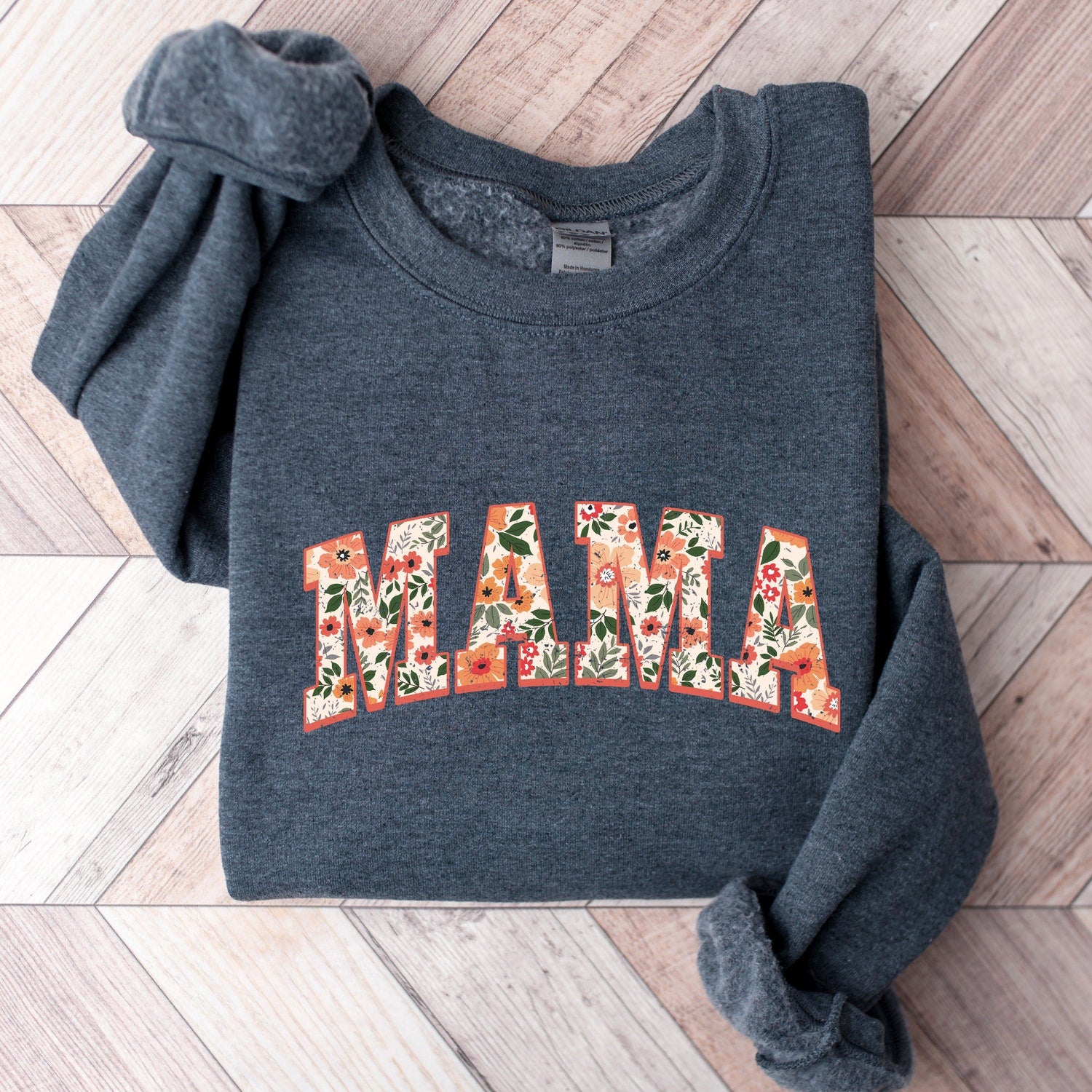 Mother's Day - Floral Mama Sweatshirt and Hoodie, Cute Mom Sweatshirt, Mother's Day Gift, Mommy Shirt, New Mom Gift, Gift for Mother, Mama Shirt