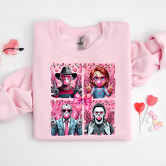 Halloween - Horror Valentine Sweatshirt, Valentine's Day Shirts, Trendy Valentine Shirt, Valentine's Day Gift, Gift for Her, Funny Valentines Day Hoodie