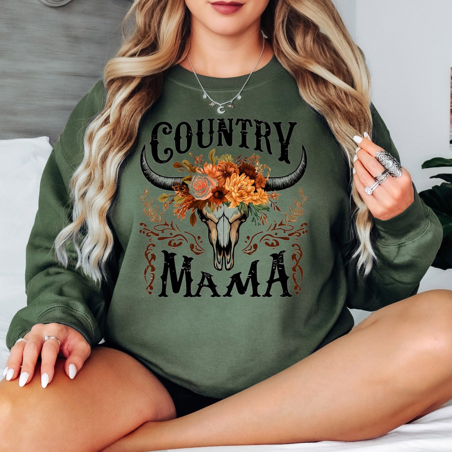 Mother's Day - Country Mama Sweatshirt, Western Mama Sweater, Country Music Shirt, Western Shirt, Mom Gift, Mama Shirt, Mothers Day Gift