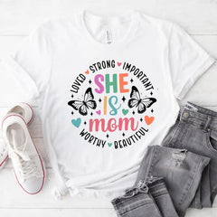 Mother's Day - Motherhood Shirt, She Is Mom Shirt, Mother's Day Shirt, Funny Mother's Day Shirt Mother's Day Sweatshirt, Mother's Day Gift,Gift For Mom