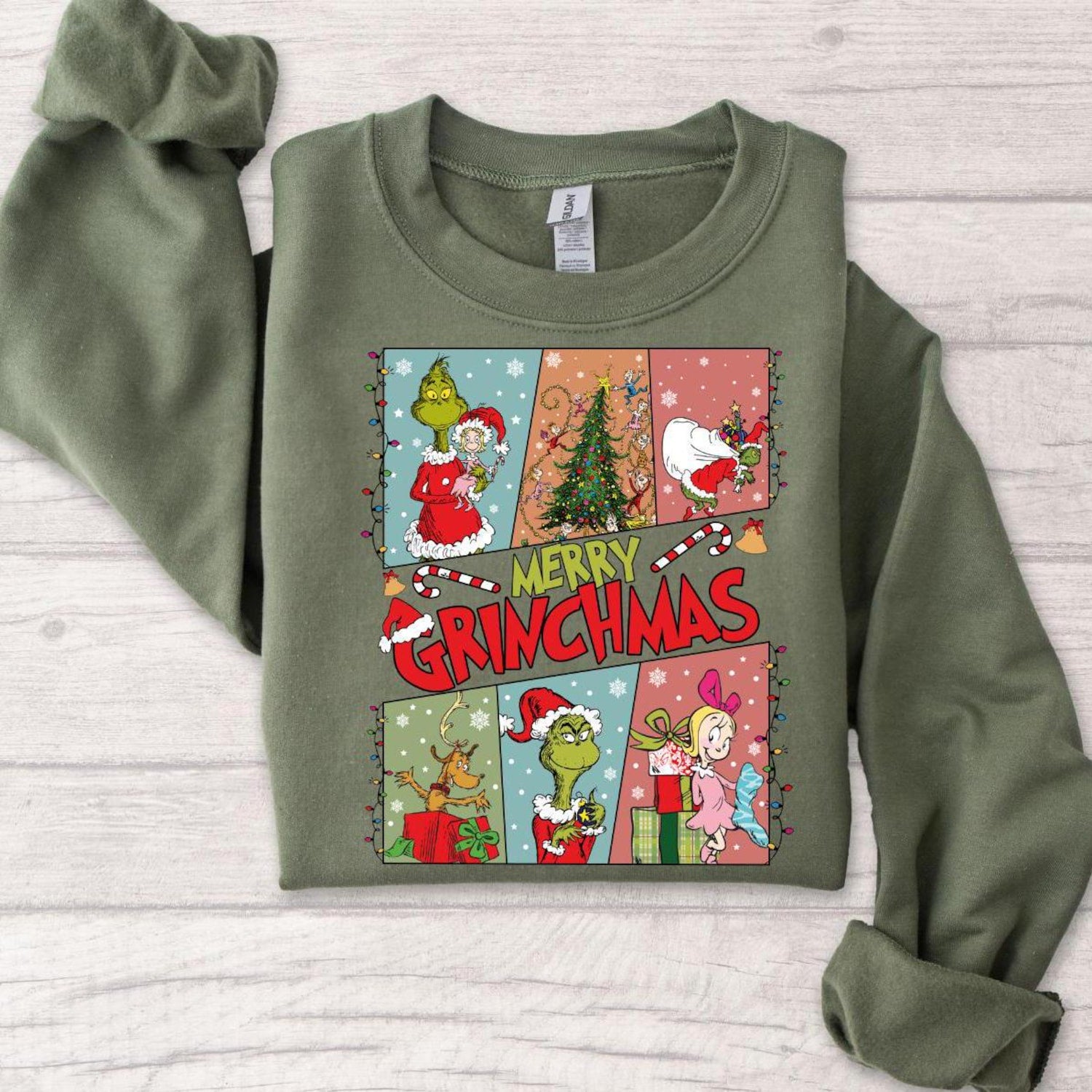 Christmas - Merry Grinchmas Sweatshirt, Christmas Shirt, Grinchmas Shirts, Family Grinch Christmas Sweatshirt, Merry Christmas Shirt, Grinchmas Shirt