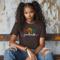 Juneteenth (Black History Month) - Juneteenth Shirt, Black History Shirt, 1865 Shirt, Black Lives Matter Shirt, Afro Woman Shirt, African American Independence Shirt