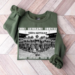 Juneteenth (Black History Month) - 6888th Shirt, Six Triple Eight Shirt, Black Women's Army Corps Sweatshirt, Women's Army Corps Shirt, Major Charity Adams Hoodie, BHM Shirt