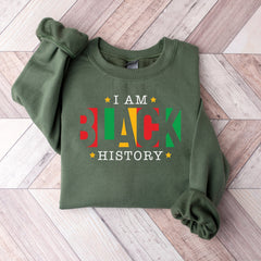 Juneteenth (Black History Month) - I Am Black History Month, My History Is Strong Shirt, Black History, Juneteenth Gift, Juneteenth Shirt Juneteenth 1865, Black Freedom Shirt