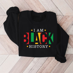 Juneteenth (Black History Month) - I Am Black History Month, My History Is Strong Shirt, Black History, Juneteenth Gift, Juneteenth Shirt Juneteenth 1865, Black Freedom Shirt