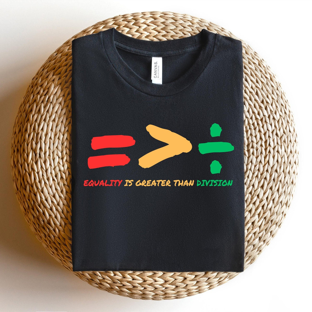 Juneteenth (Black History Month) - Equality Is Greater Than Division Shirt, Gift For Black Teacher, Human Rights Shirt, Equality T Shirt, Black History Shirt, Social Justice