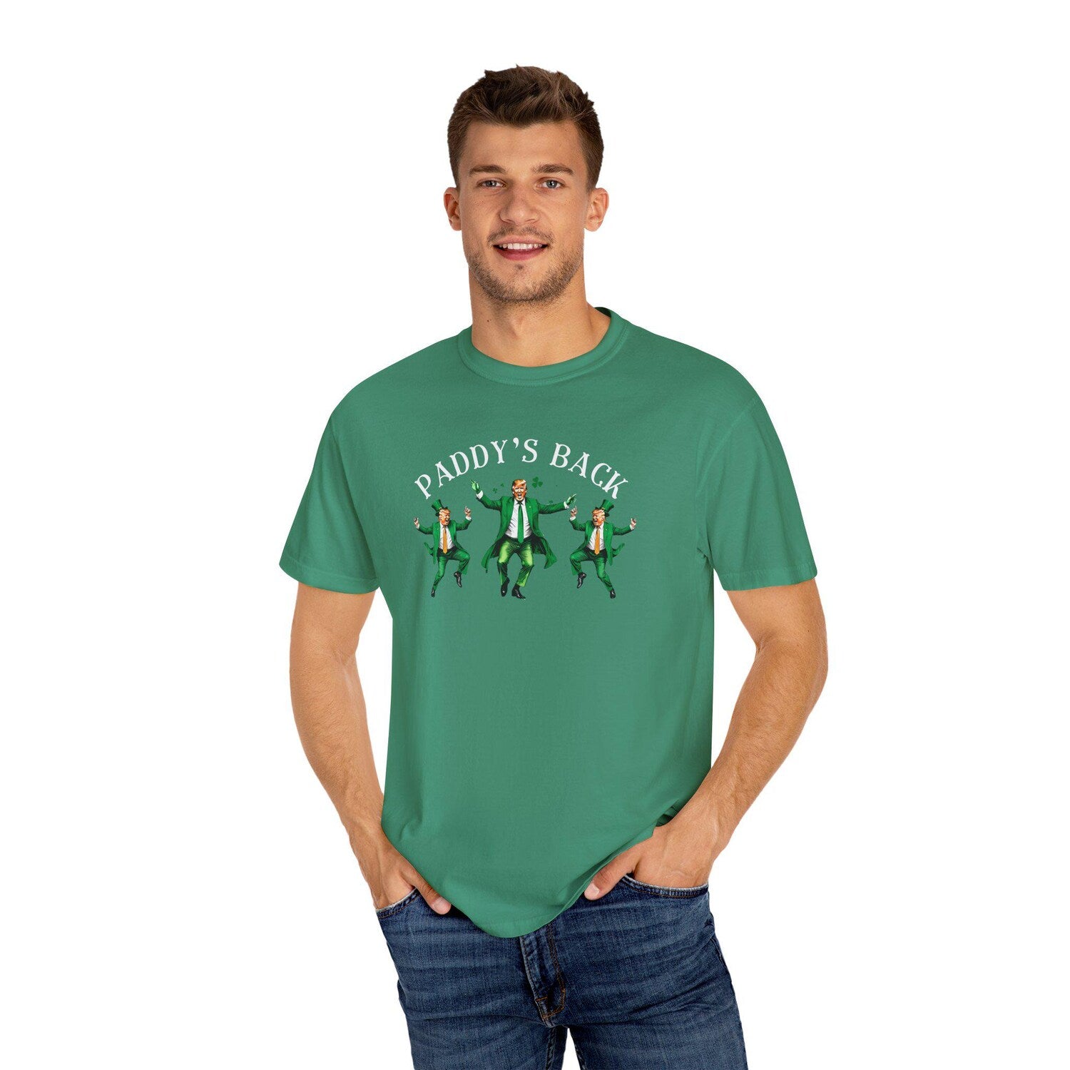 St Patricks Day - Trump Funny St Patricks Day Shirt, St Pattys Day Dancing Trump,Trump Shamrock Tshirt,St Paddys Day Trump Drinking Tee, Funny Paddy Day Shirt