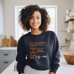 Juneteenth (Black History Month) - Black Women Sweatshirt, She Is Me Sweatshirt, Black Girl Sweatshirt, Inspirational Sweatshirt, Black History, Black Woman Hoodie, BLM Shirt