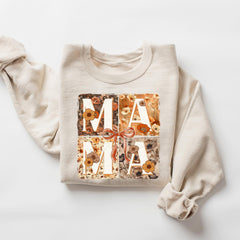 Mother's Day - Floral Mama Shirt, Mama Sweatshirt, Retro Mom Tshirt, Mother's Day Gift, Flower Shirts for Women, Floral New Mom Gift, Gift For Mama,Mom Tee