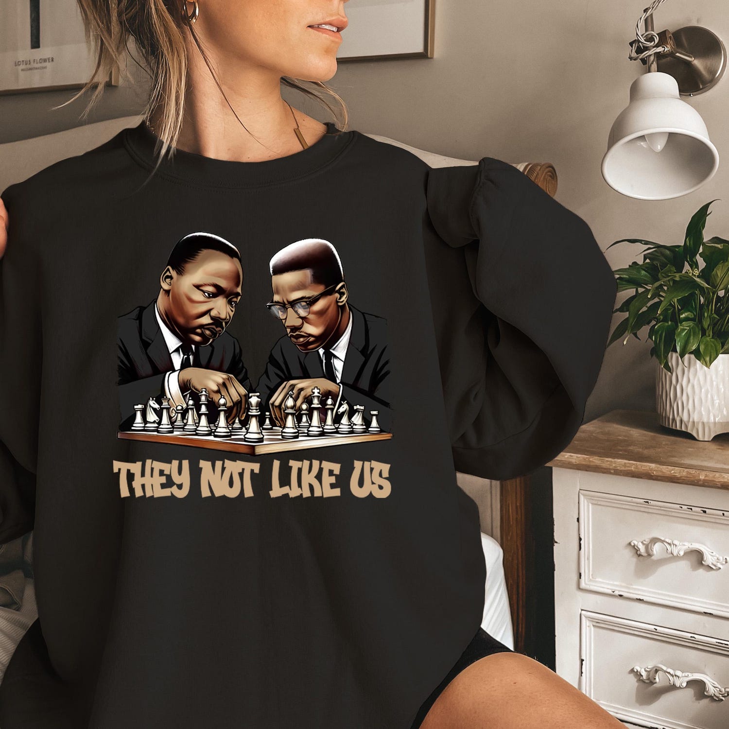 MLK Jr Day - They Not Like Us Malcom X Shirt, Martin Luther King Shirt, Black History Tee,MLK Shirt,Juneteenth Gift,Black People Gift,Black History Month