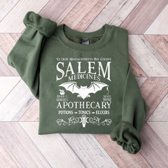 Halloween - Salem Apothecary Halloween Shirt, Herbalist Witch Bat Shirt, Halloween Salem Apothecary Potion Shirt, Witch Sisters Shirt, Salem Witch Shirt