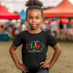 Juneteenth (Black History Month) - I Am Black History T-shirt, Black History Month Shirts and Sweatshirts, BHM, Melanin, Shirts for Black Kings and Black Queens, Unisex Shirts