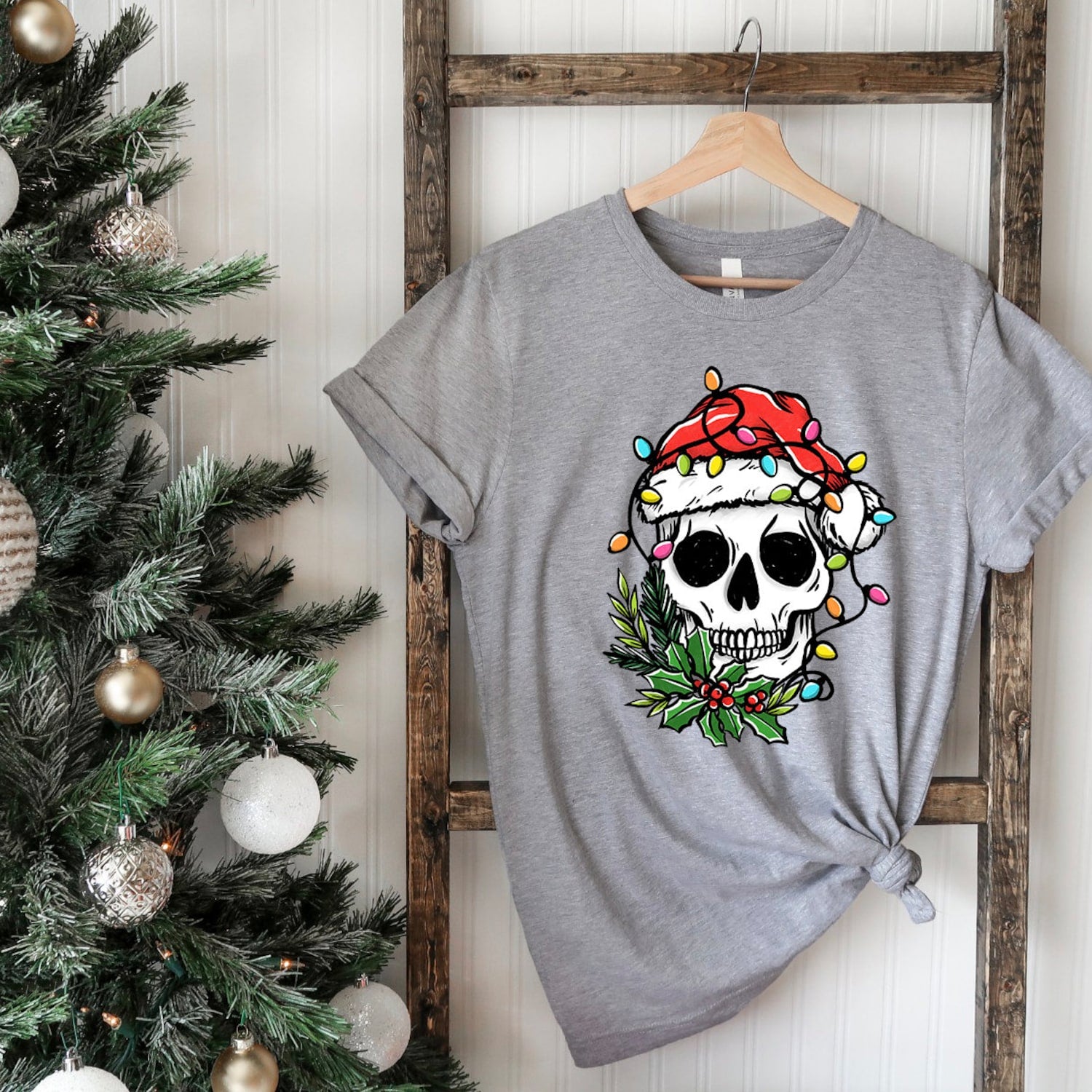 Christmas - Skull Christmas Shirt, Christmas Gift, Funny Skeleton Christmas, Skeleton Christmas, Skeleton Shirt, Christmas Shirt, Skull Shirt, Christmas