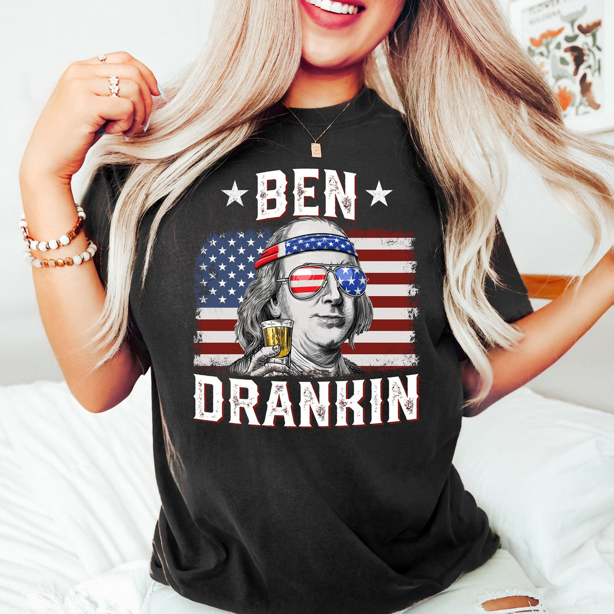 4th of July - Funny 4th of July Shirt, Retro USA Shirt, Ben Drankin Shirt, Funny Fourth of July Shirt, Patriotic Shirt, Merica Shirt, Independence Day Tee