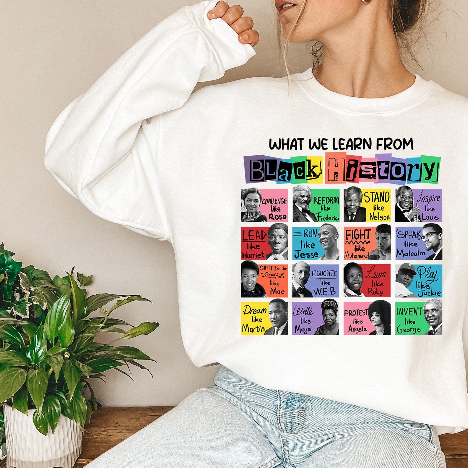 Juneteenth (Black History Month) - What We Learn From Black History Sweatshirt, Black History Month Shirt,Black History Shirt,Black History Sweatshirt,Black Lives Matter Shirt