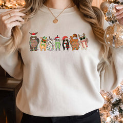 Christmas - Meowy Christmas Sweatshirt,Happy Cat Year Shirt,Funny Christmas Cat Shirt,Cat Christmas Sweatshirt,Cats Sweatshirt,Cat Lover Christmas Shirt