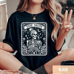 Mother's Day - The Mom Tarot Card Shirt, Skeleton Mother Tshirt, Witchy Vibes Celestial Mama Tee, Mother's Day Shirt, Mama Sweatshirt, Mother's Day Gift