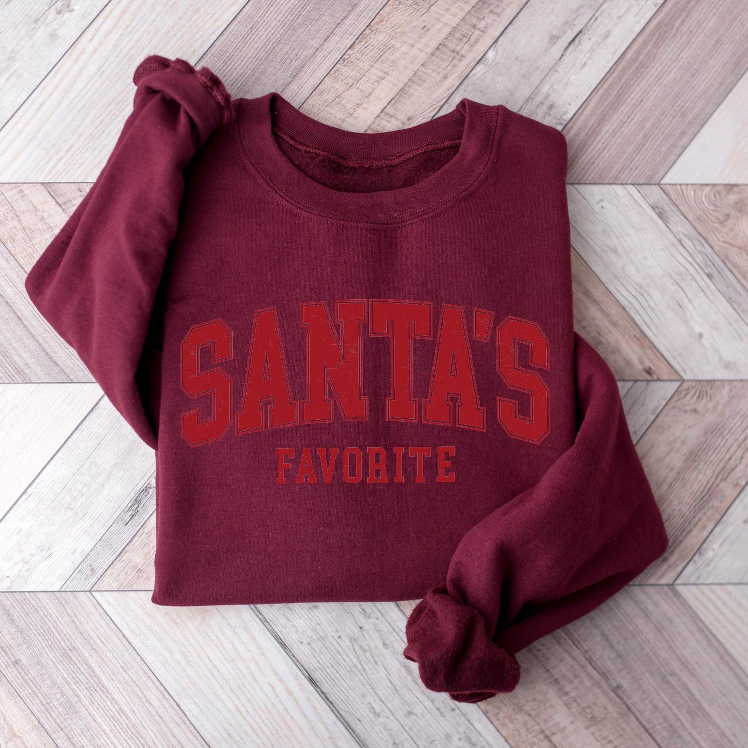 Christmas - Santas Favorite Christmas Sweatshirt, Christmas Shirt, Womens Christmas Shirt, Christmas Gift, Funny Christmas Shirt, Festive Holiday Gift