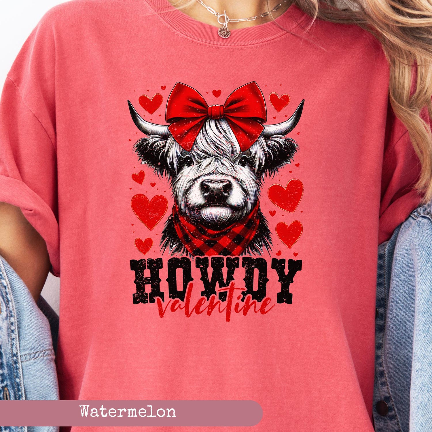 Juneteenth (Black History Month) - Valentines Day - Comfort Colors� Highland Cow Shirt, Valentines Day Shirt, Highland Cow Valentine Shirt, Western Country Shirt, Cow Lover, Valentines Gift