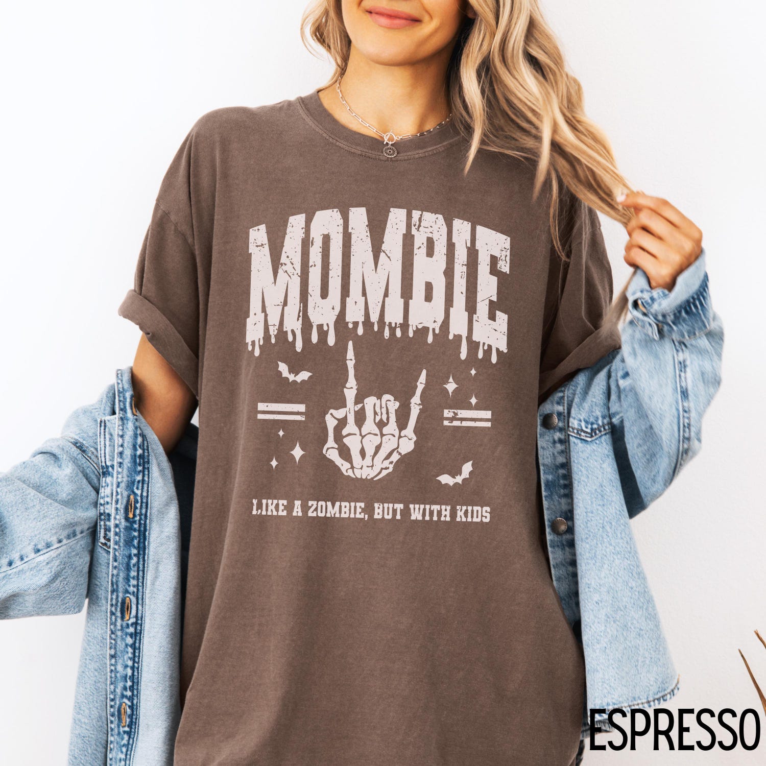 Halloween - Mom Halloween Comfort Colors� Shirt, Mombie TShirt, Mama Halloween T-shirt, Halloween Shirt for Mom Gift for Halloween Tee, Retro Fall Shirt